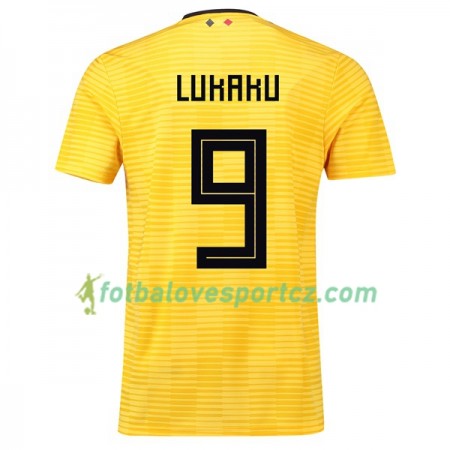 Belgie Lukaku 9 Venkovní MS 2018 - Fotbalové Dresy (S/S)